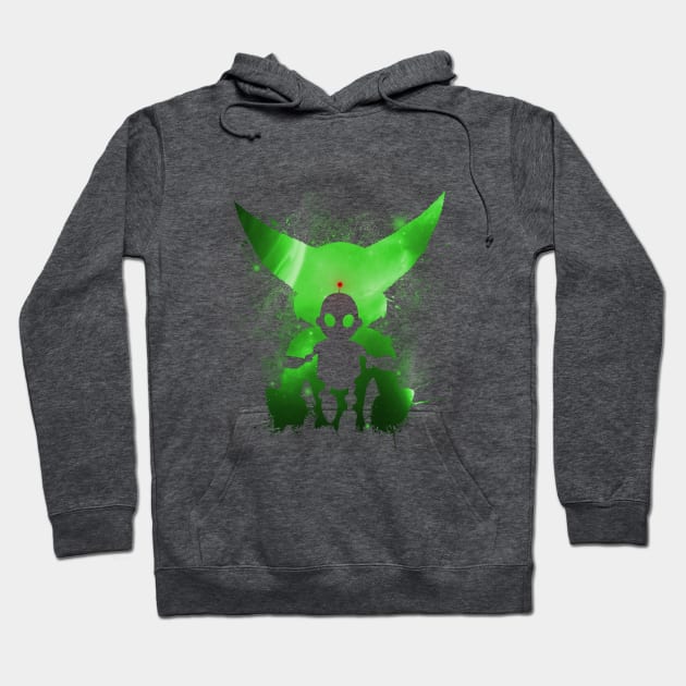 Ratchet & Clank Galaxy (Green ver.) Hoodie by Manoss